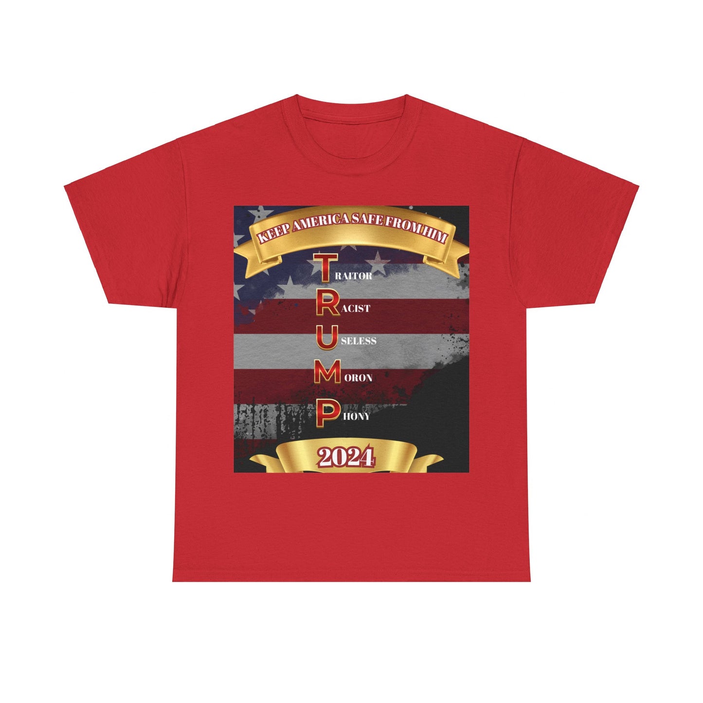 KEEP AMERICA SAFE FROM HIM Unisex Heavy Cotton Tee