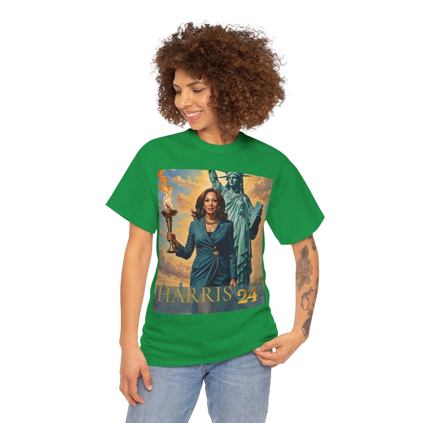 Kamala Harris Statue of Liberty T-Shirt - "How Hard Could It Be? Boys Do It.