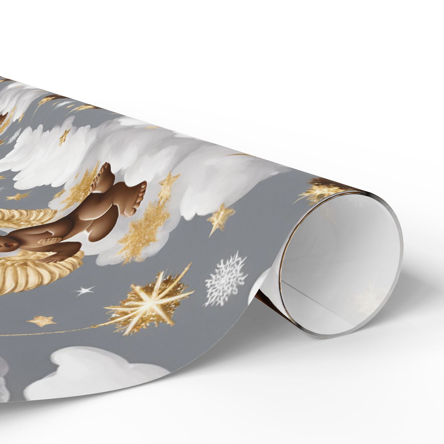 Little Black Angels Wrapping Paper Wrapping Paper