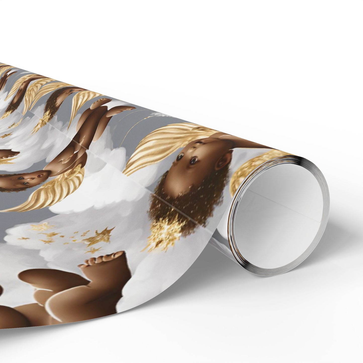 Little Black Angels Wrapping Paper Wrapping Paper