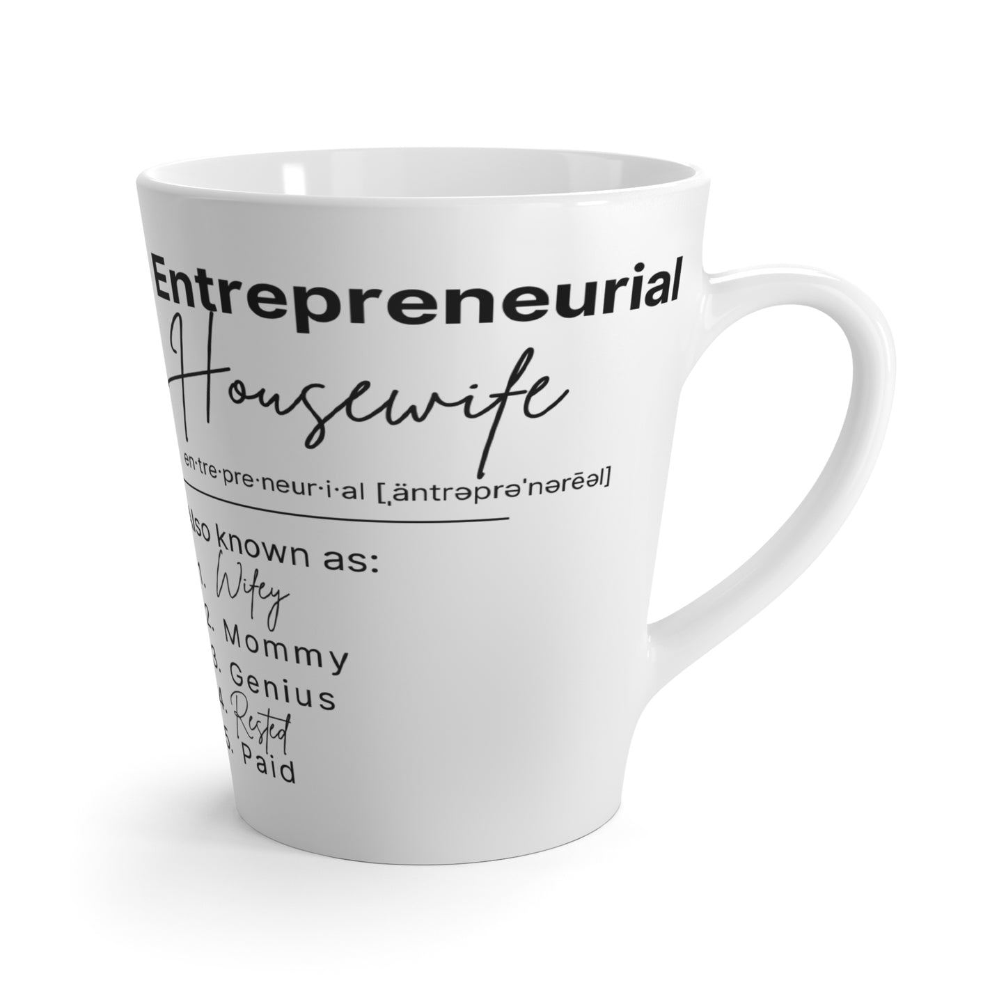 Entreprenurial housewife mug-"Entrepreneurial Housewife" Mug - Fuel Your Ambitions!