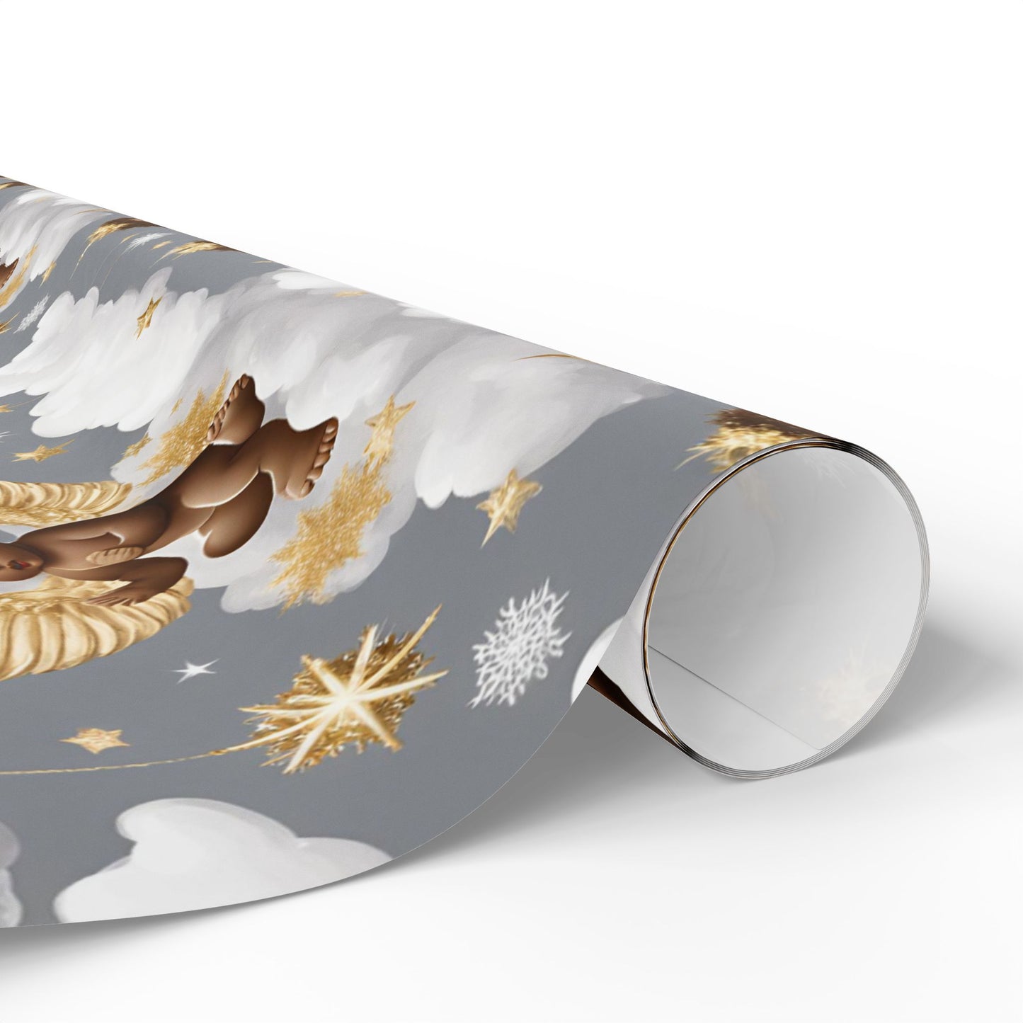 Little Black Angels Wrapping Paper Wrapping Paper
