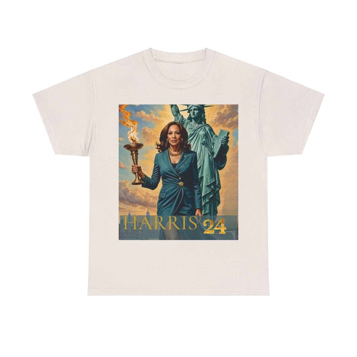 Kamala Harris Statue of Liberty T-Shirt - "How Hard Could It Be? Boys Do It.