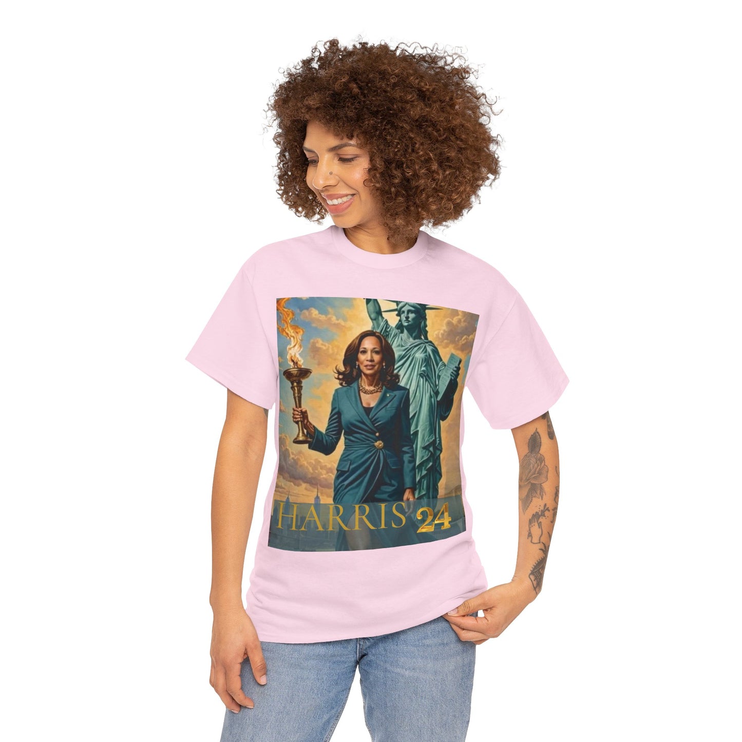 Kamala Harris Statue of Liberty T-Shirt - "How Hard Could It Be? Boys Do It.