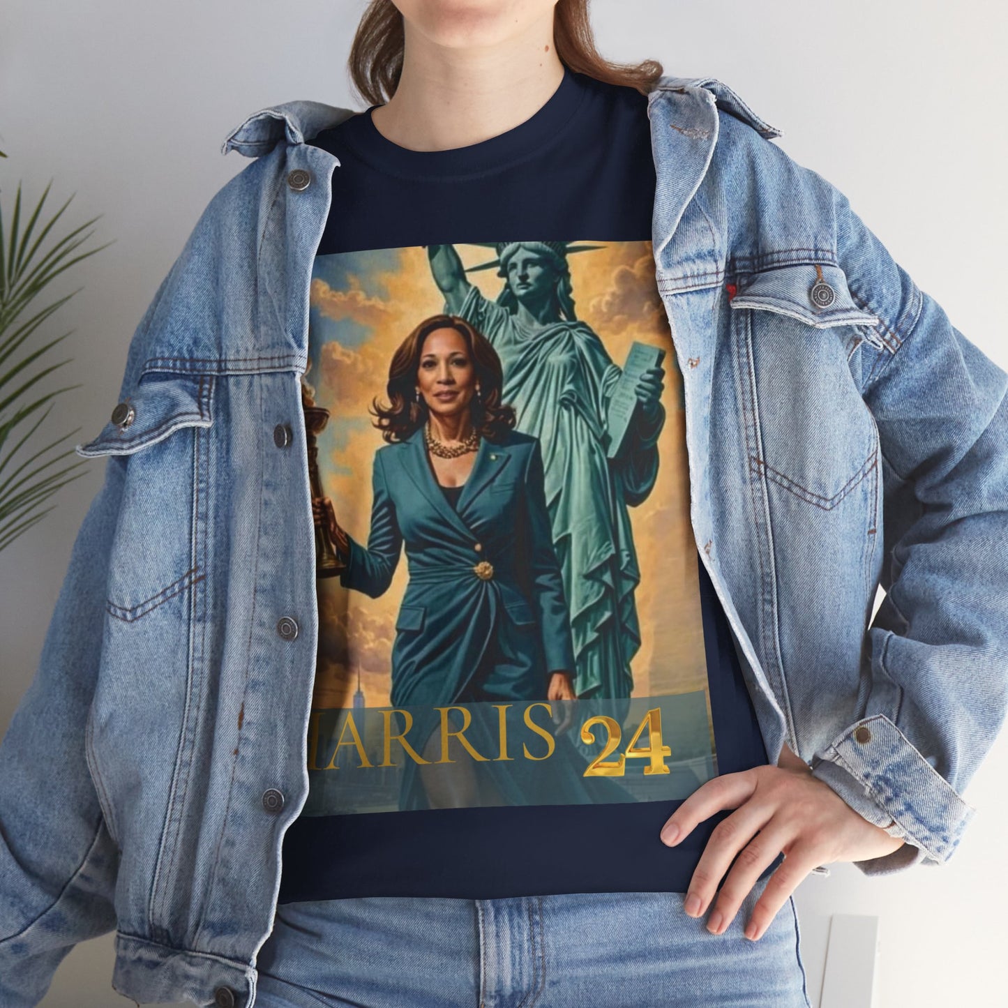 Kamala Harris Statue of Liberty T-Shirt - "How Hard Could It Be? Boys Do It.