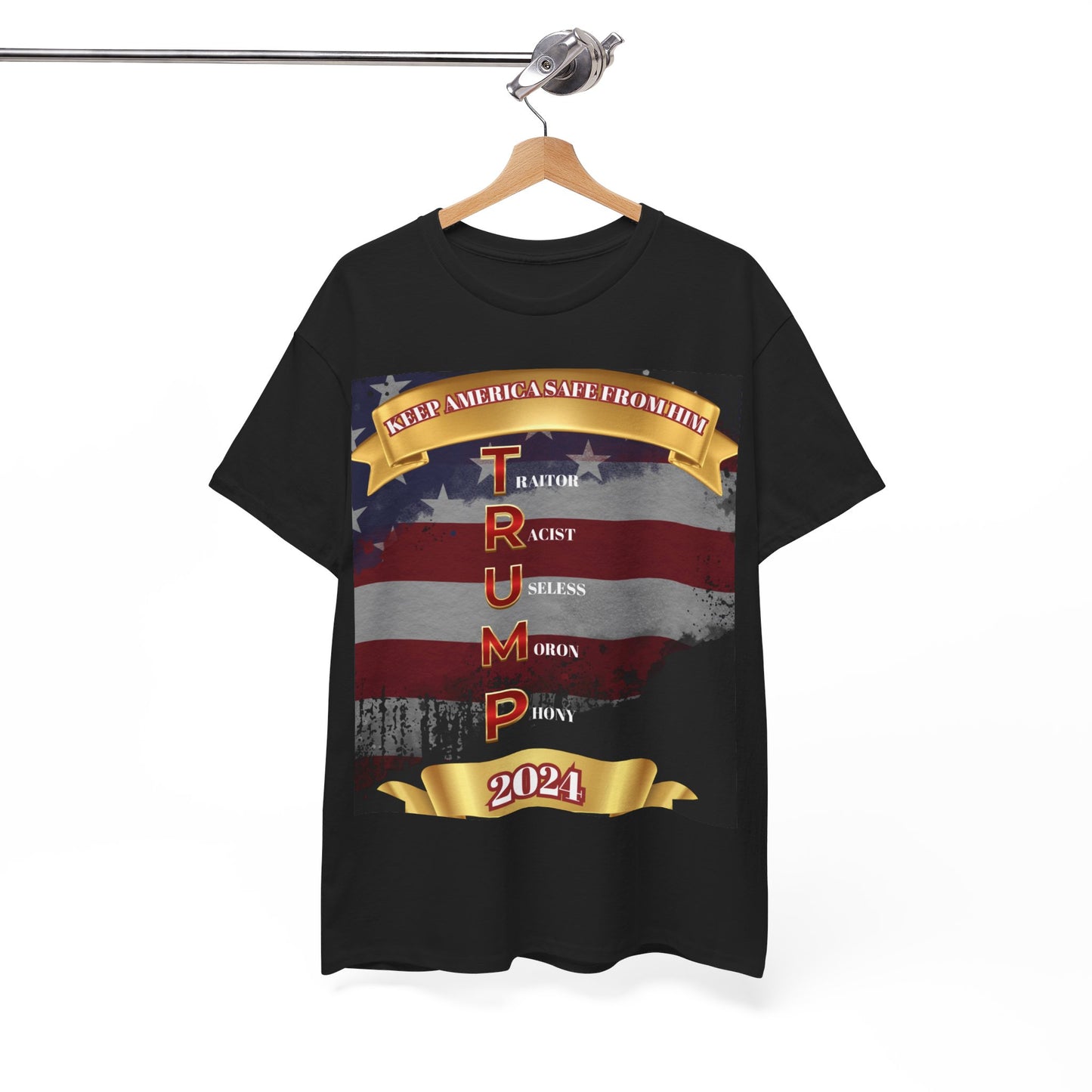 KEEP AMERICA SAFE FROM HIM Unisex Heavy Cotton Tee