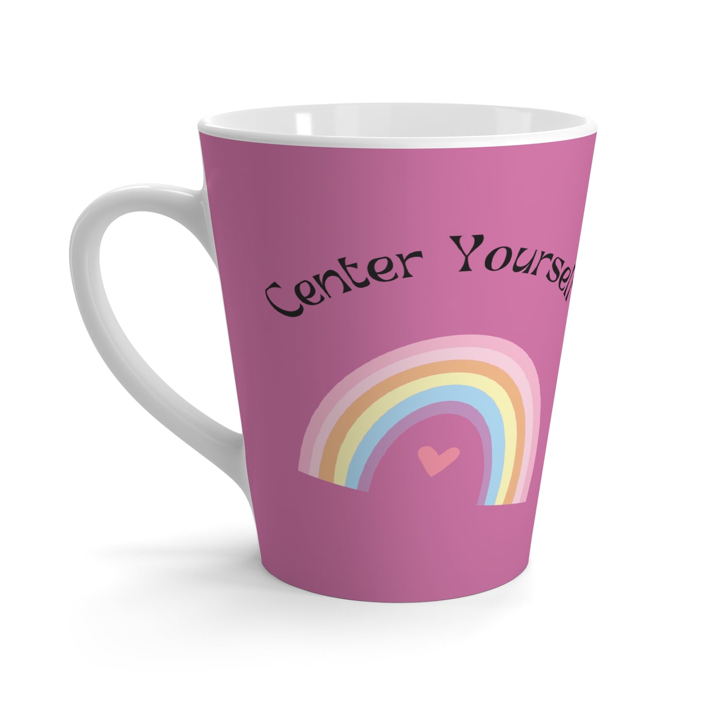 Latte Mug-Title: "Decenter Men, Center Yourself" Mug - Empower Your Mornings!