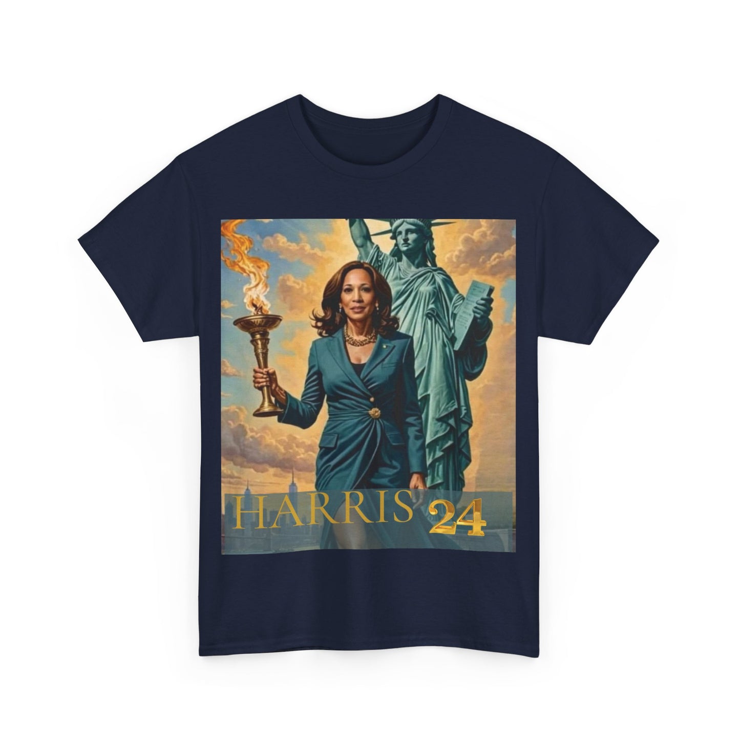 Kamala Harris Statue of Liberty T-Shirt - "How Hard Could It Be? Boys Do It.