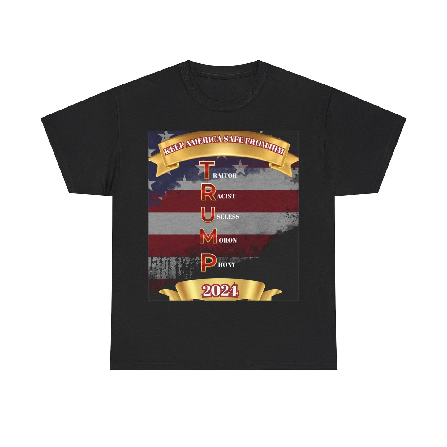 KEEP AMERICA SAFE FROM HIM Unisex Heavy Cotton Tee