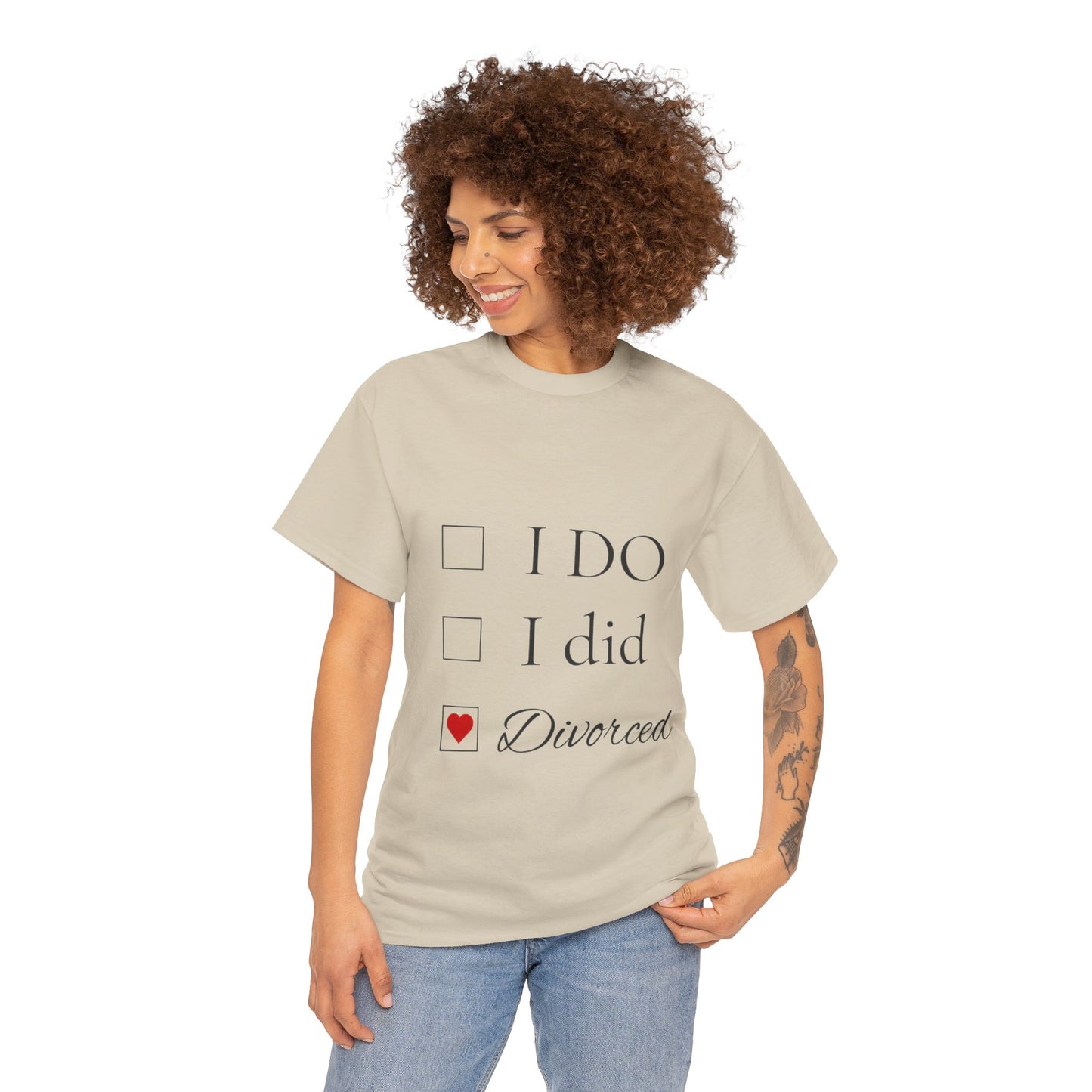 Title: "I Do. I Did. I'm Divorced." T-Shirt - Embrace Your Independence!