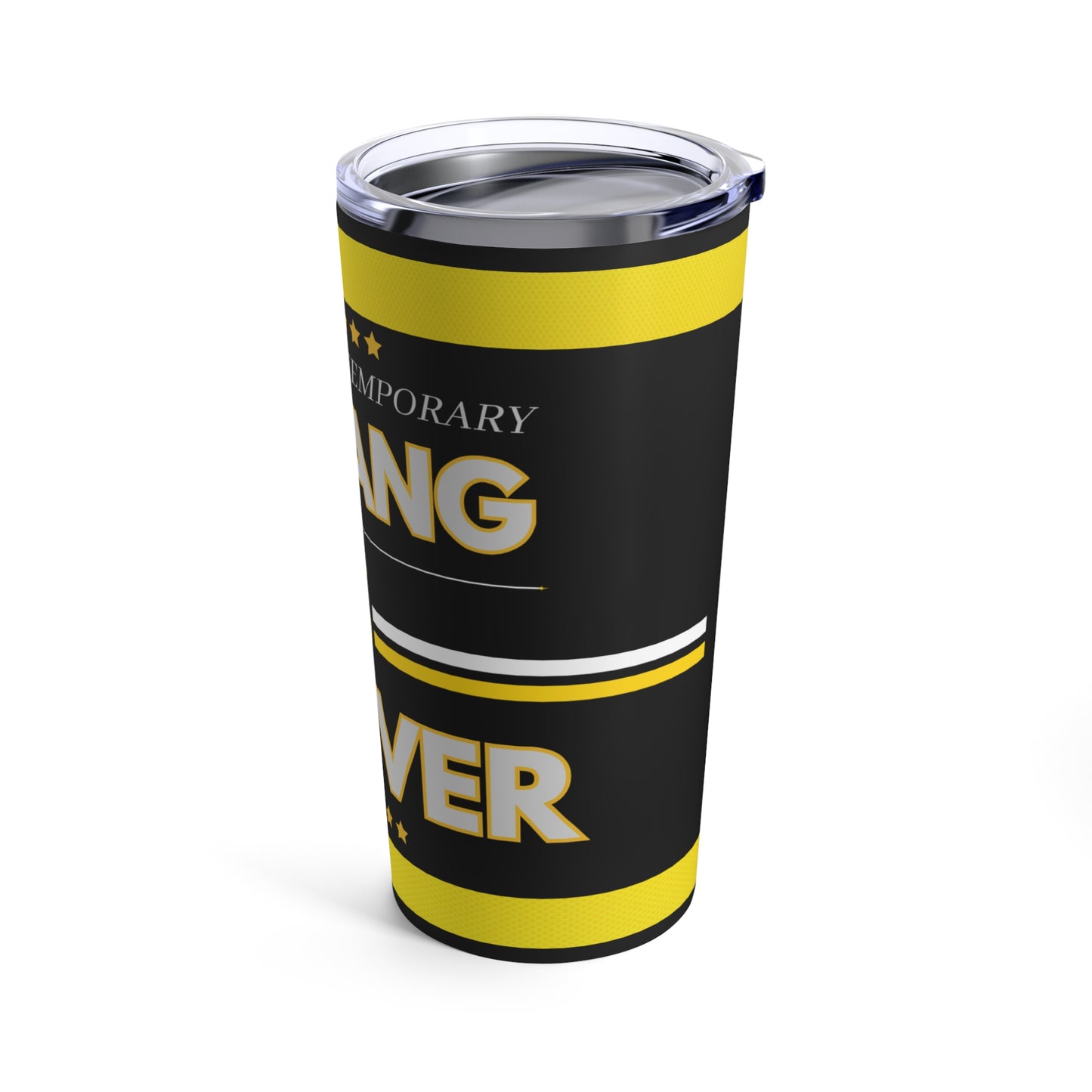 Title: "Presidents Are Temporary, Wu-Tang Is Forever" Yellow and Black Tumbler