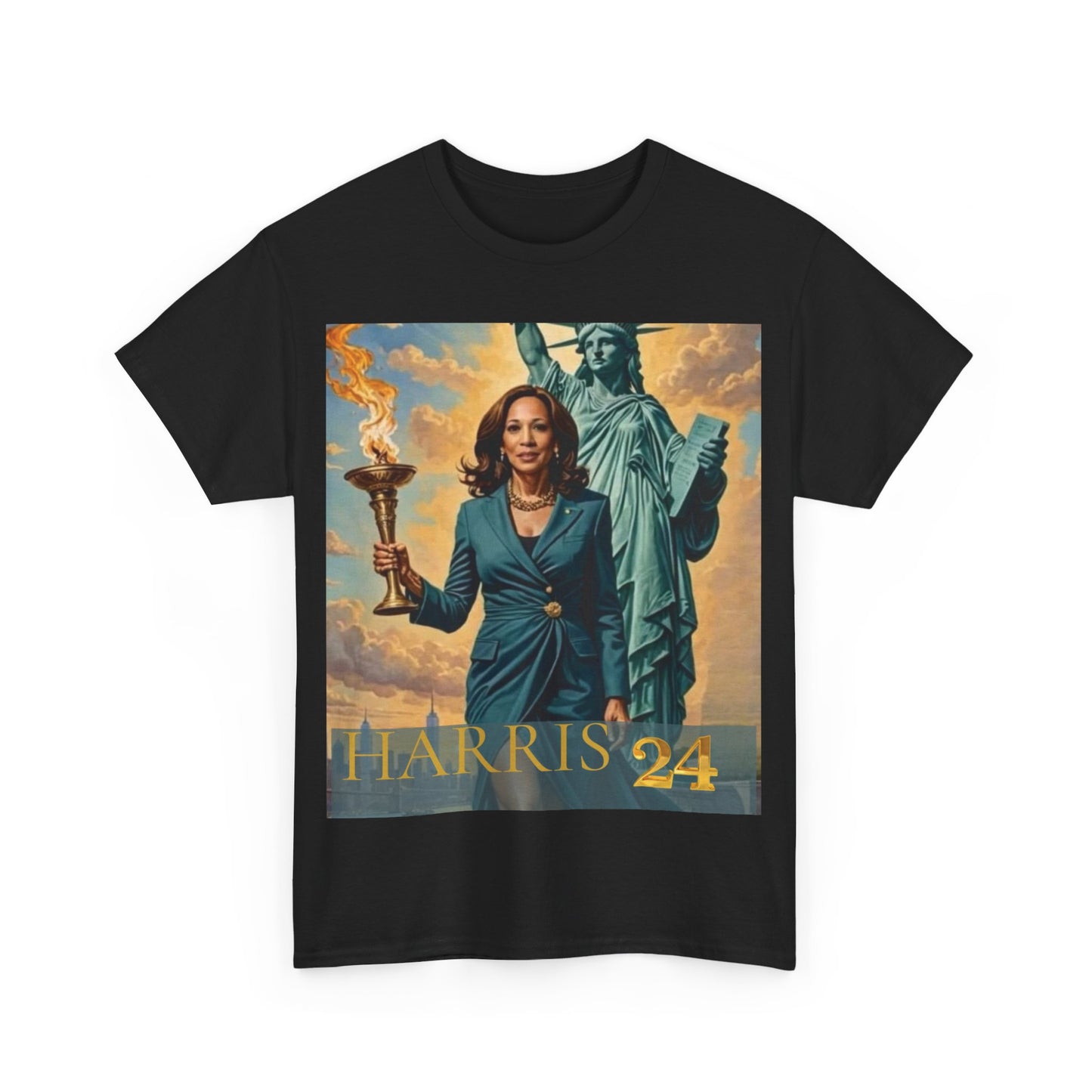 Kamala Harris Statue of Liberty T-Shirt - "How Hard Could It Be? Boys Do It.