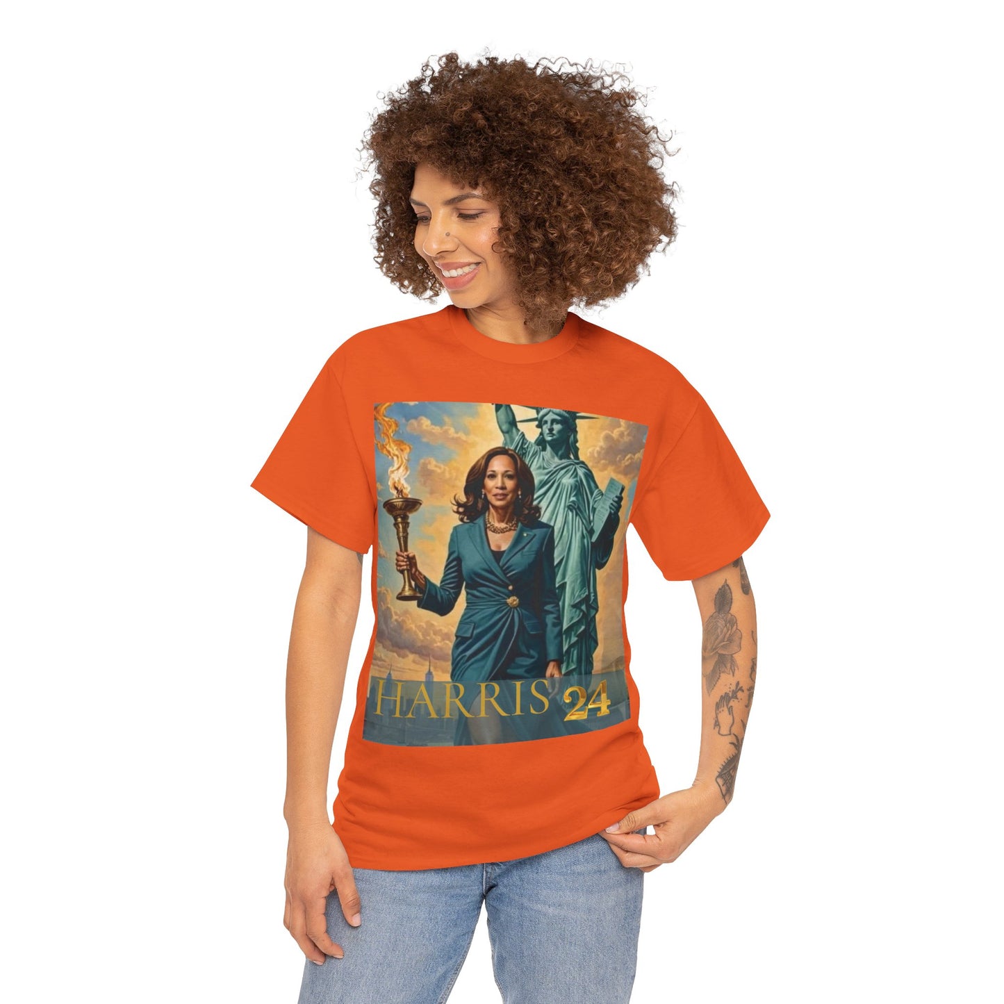 Kamala Harris Statue of Liberty T-Shirt - "How Hard Could It Be? Boys Do It.