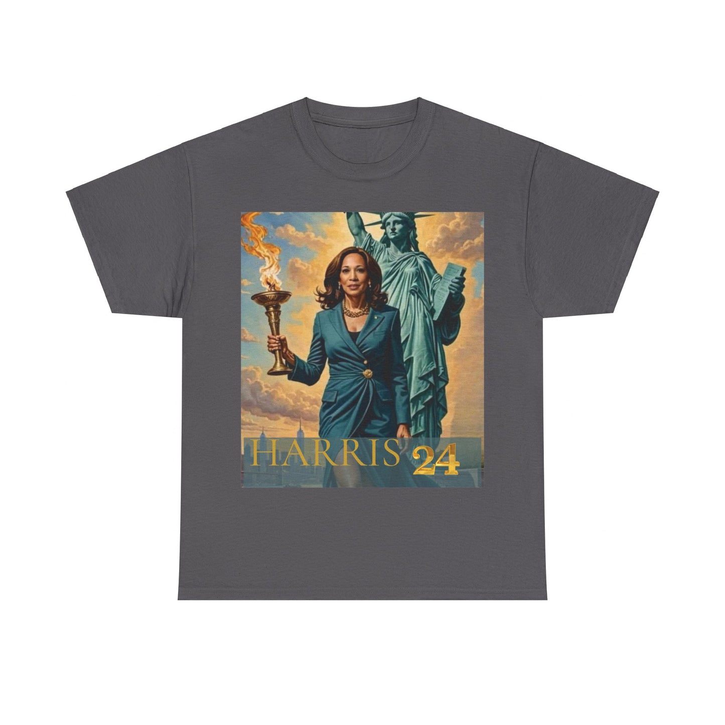 Kamala Harris Statue of Liberty T-Shirt - "How Hard Could It Be? Boys Do It.