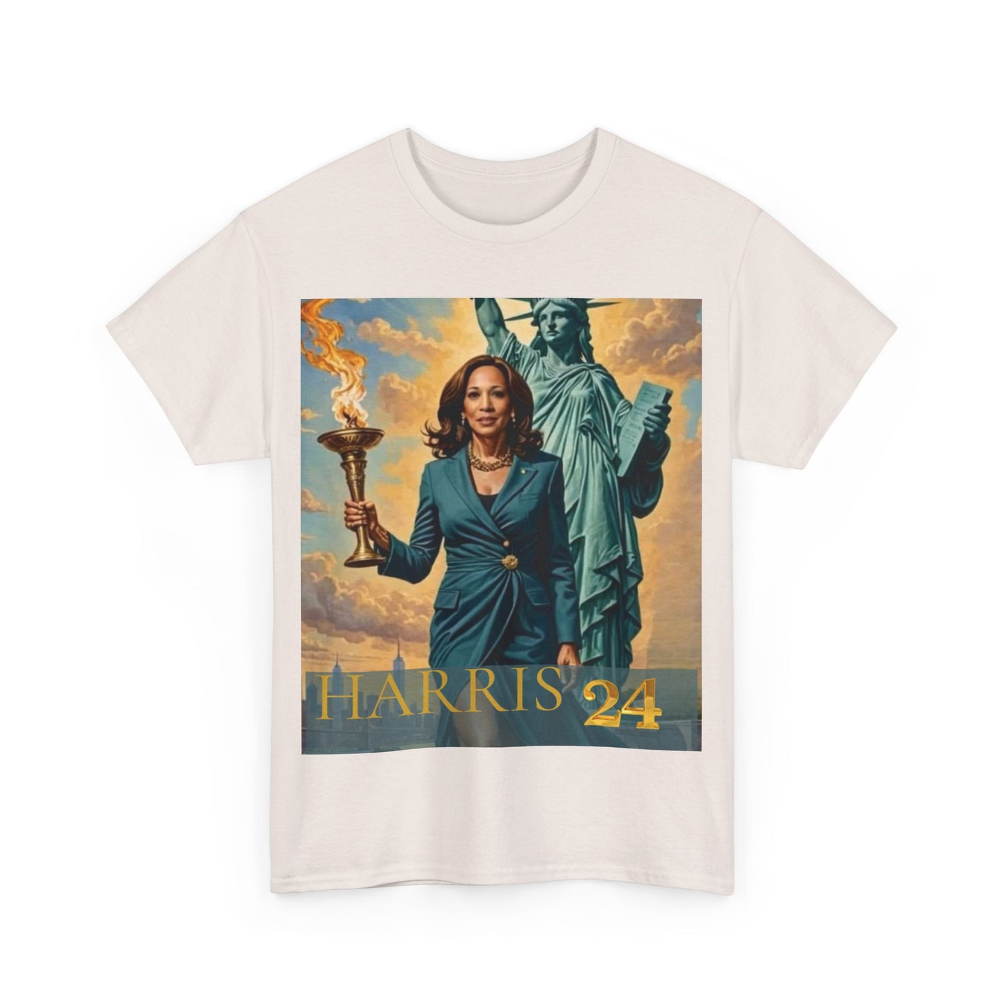 Kamala Harris Statue of Liberty T-Shirt - "How Hard Could It Be? Boys Do It.