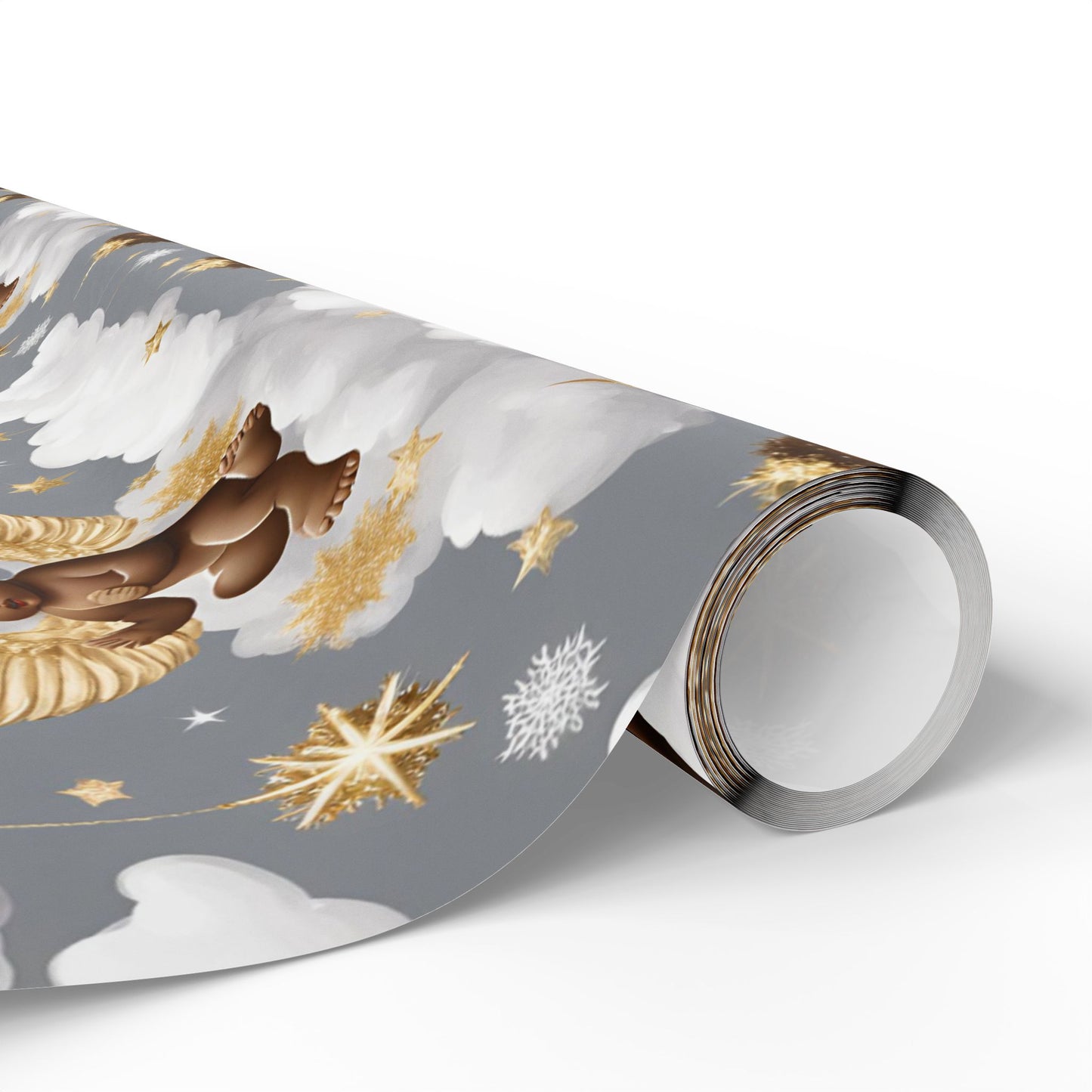 Little Black Angels Wrapping Paper Wrapping Paper
