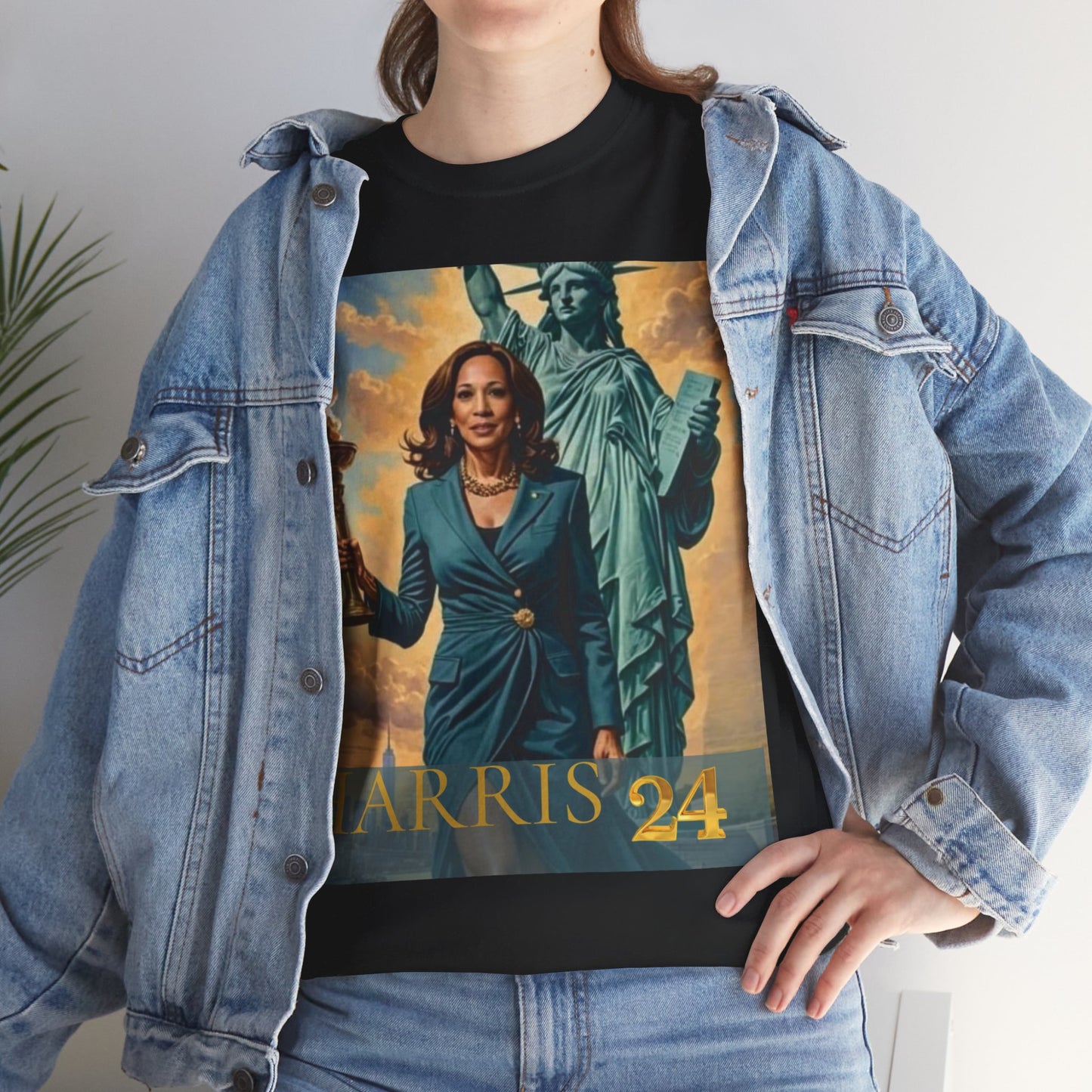 Kamala Harris Statue of Liberty T-Shirt - "How Hard Could It Be? Boys Do It.