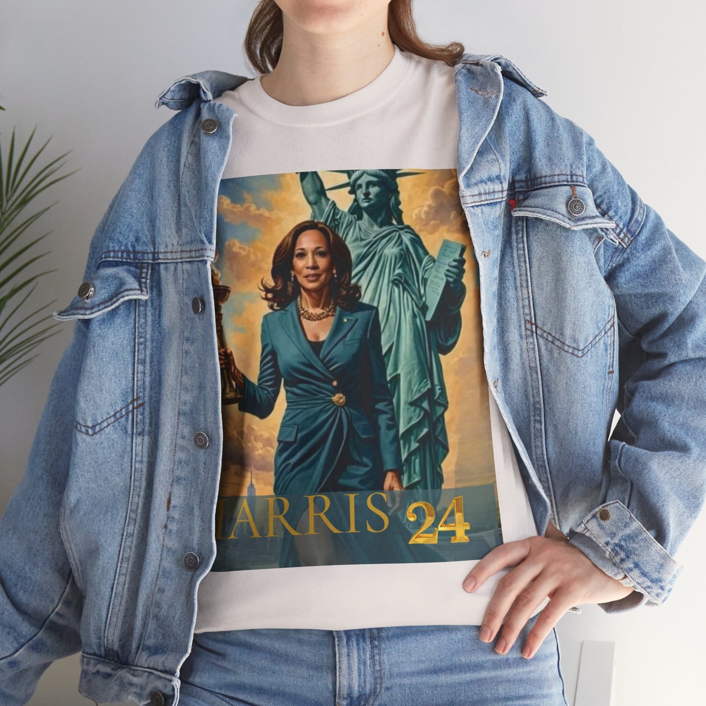 Kamala Harris Statue of Liberty T-Shirt - "How Hard Could It Be? Boys Do It.