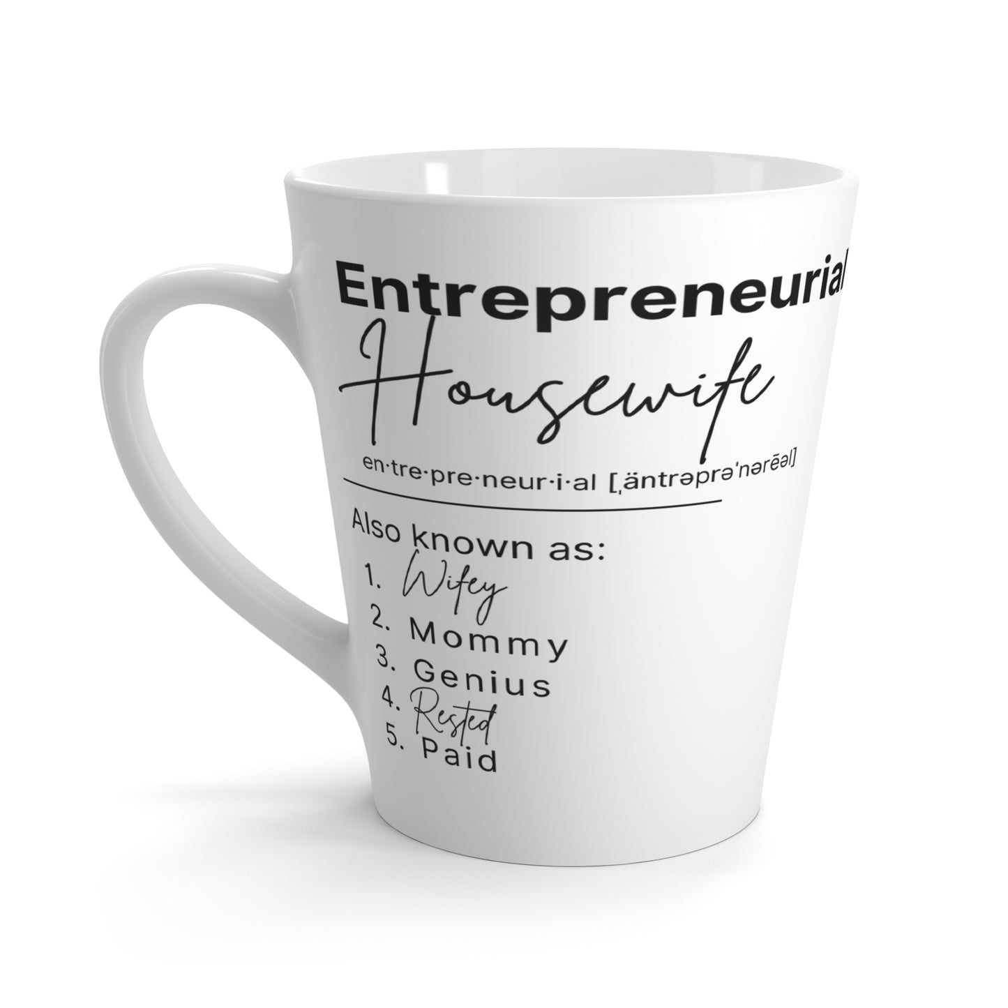Entreprenurial housewife mug-"Entrepreneurial Housewife" Mug - Fuel Your Ambitions!