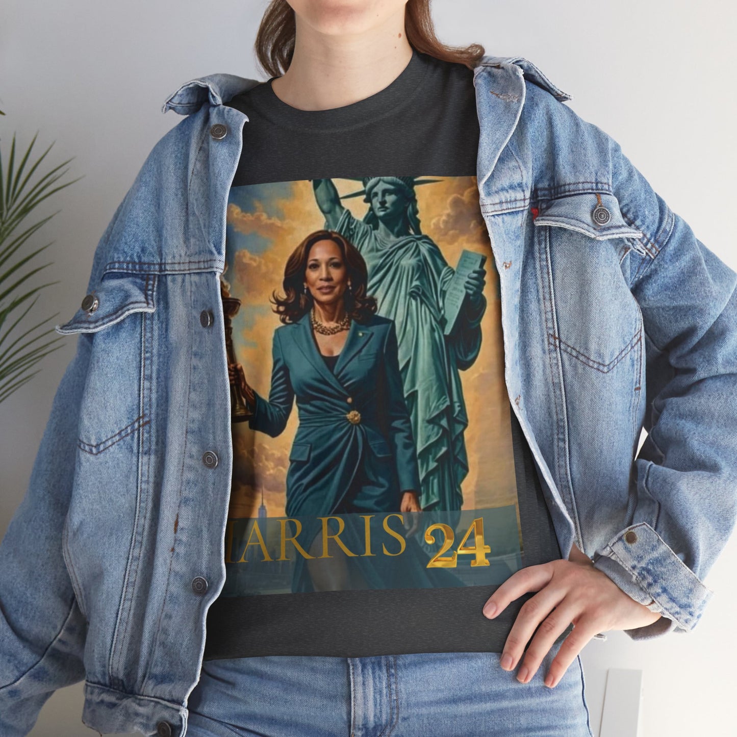 Kamala Harris Statue of Liberty T-Shirt - "How Hard Could It Be? Boys Do It.
