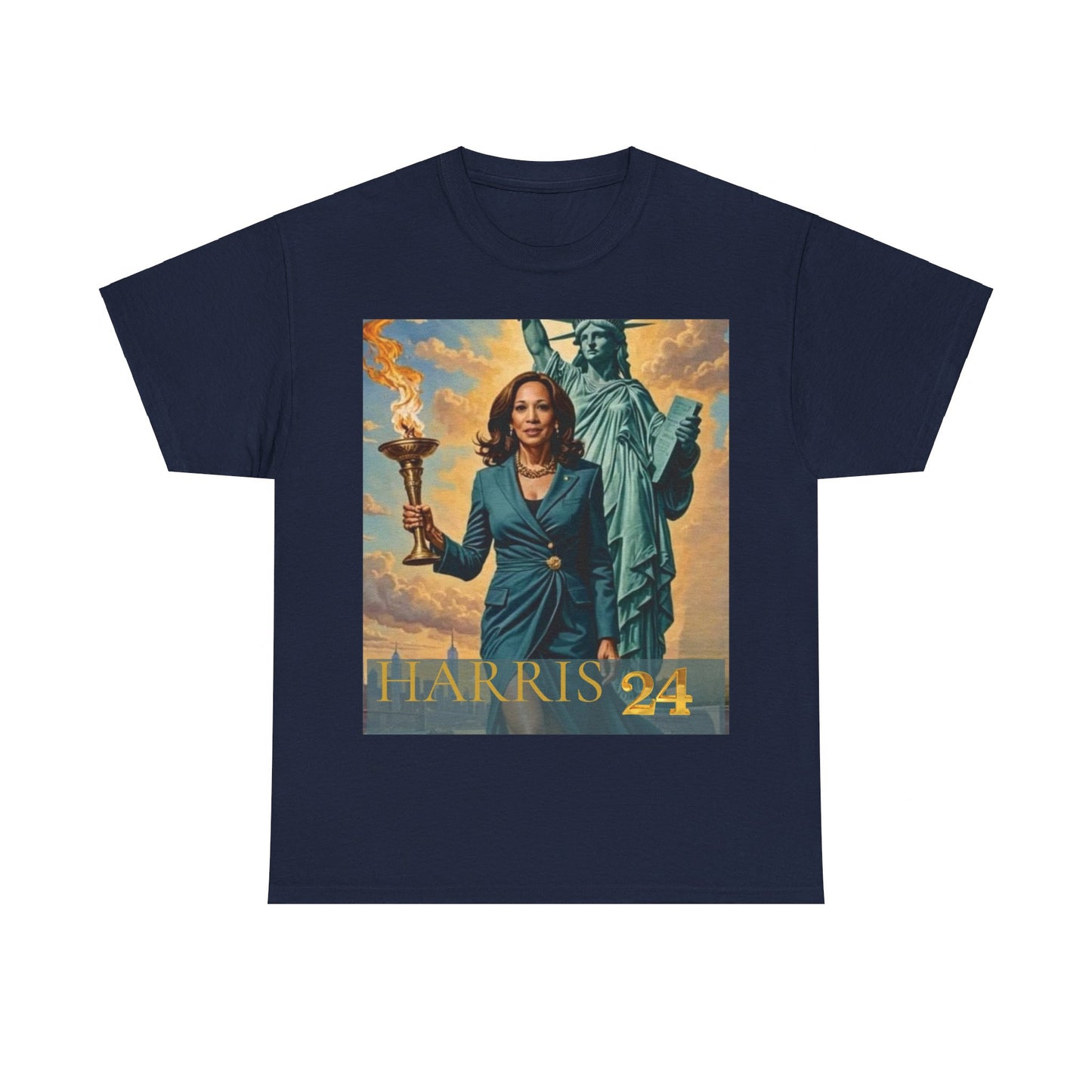Kamala Harris Statue of Liberty T-Shirt - "How Hard Could It Be? Boys Do It.