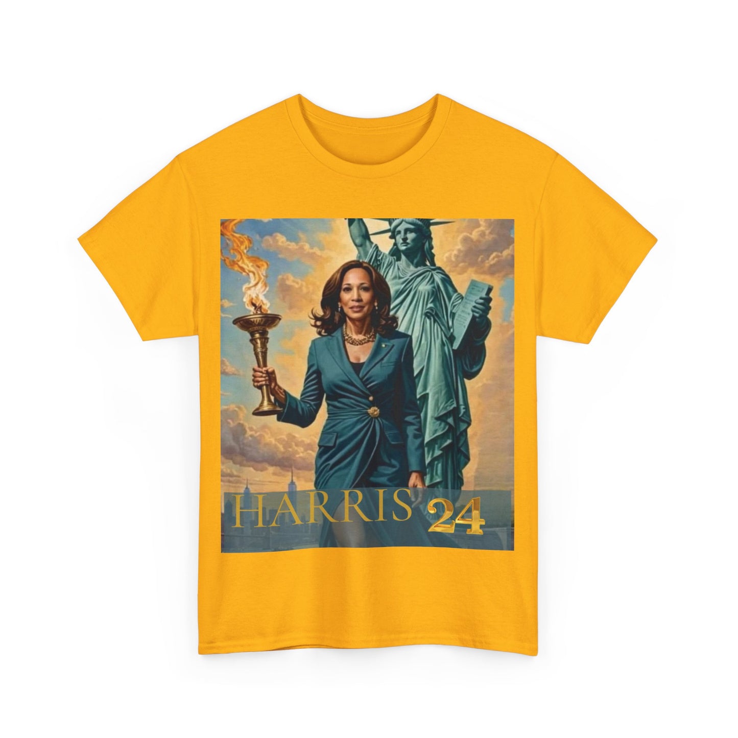 Kamala Harris Statue of Liberty T-Shirt - "How Hard Could It Be? Boys Do It.