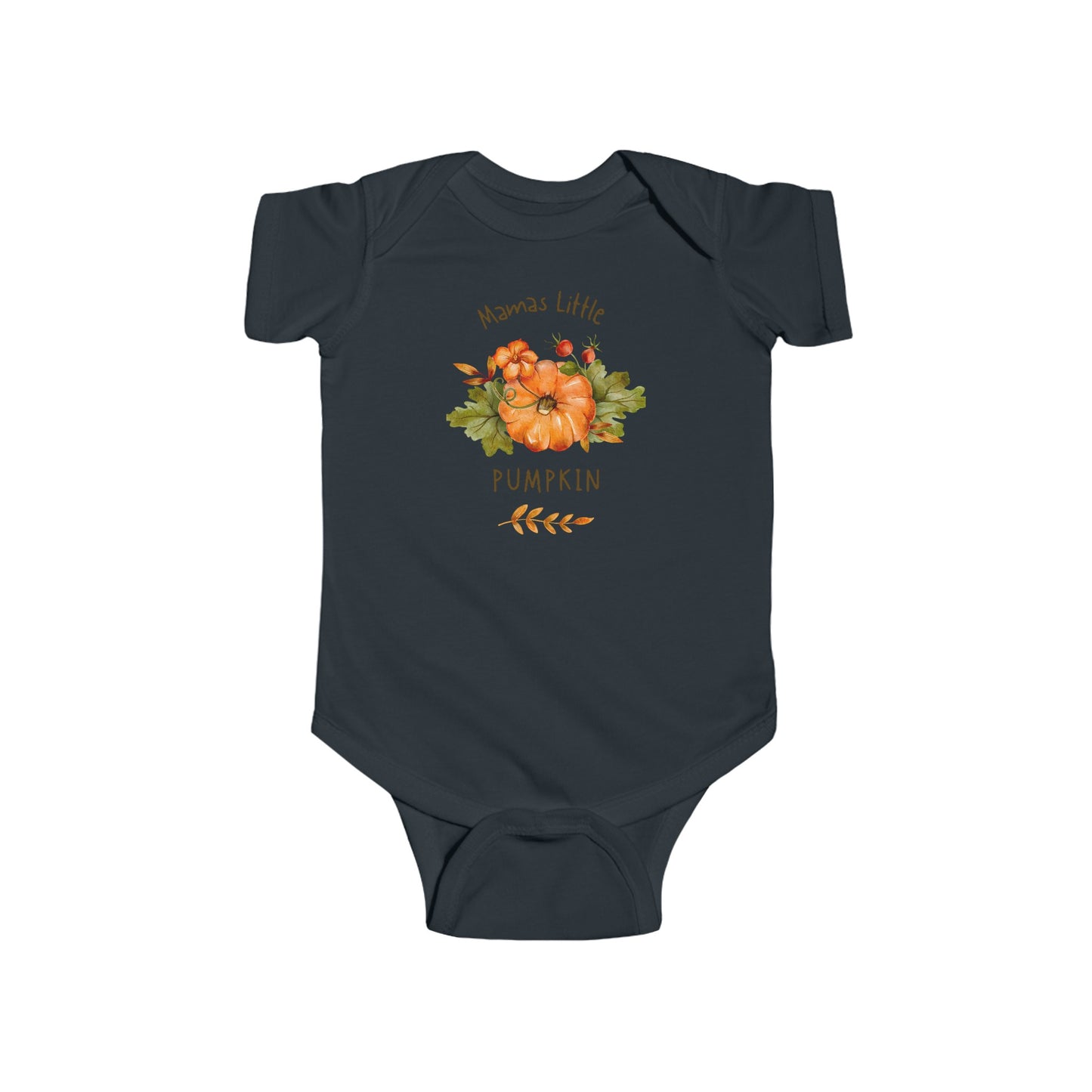 Mama's Little Pumpkin Baby Shirt. Infant Fine Jersey Bodysuit
