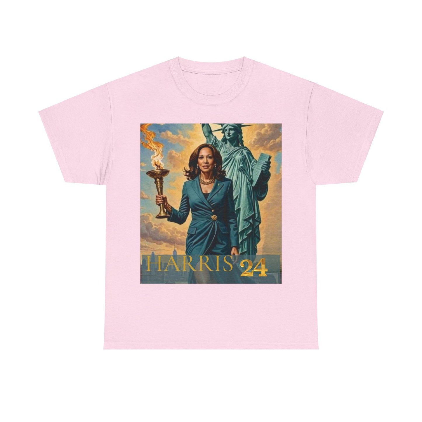 Kamala Harris Statue of Liberty T-Shirt - "How Hard Could It Be? Boys Do It.