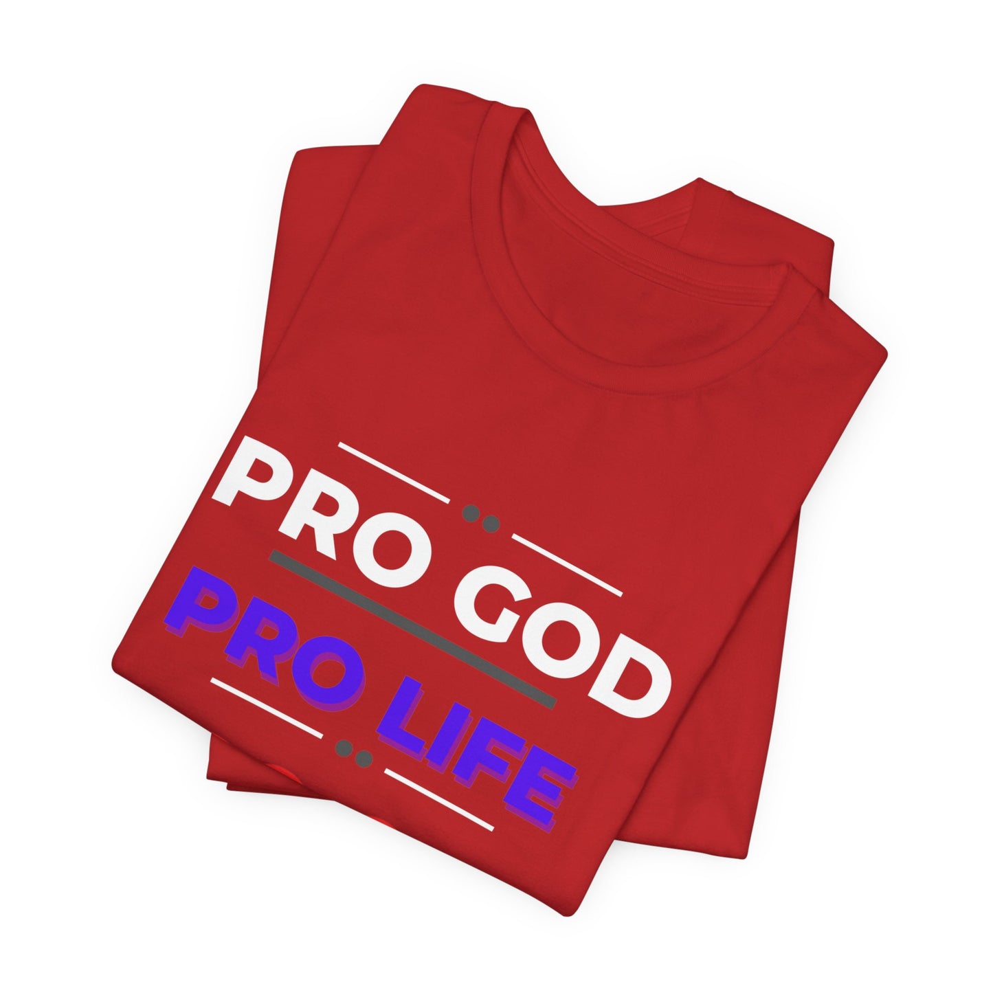 Pro God, Pro Gun, Pro Trump Shirt. Unisex Jersey Short Sleeve Tee
