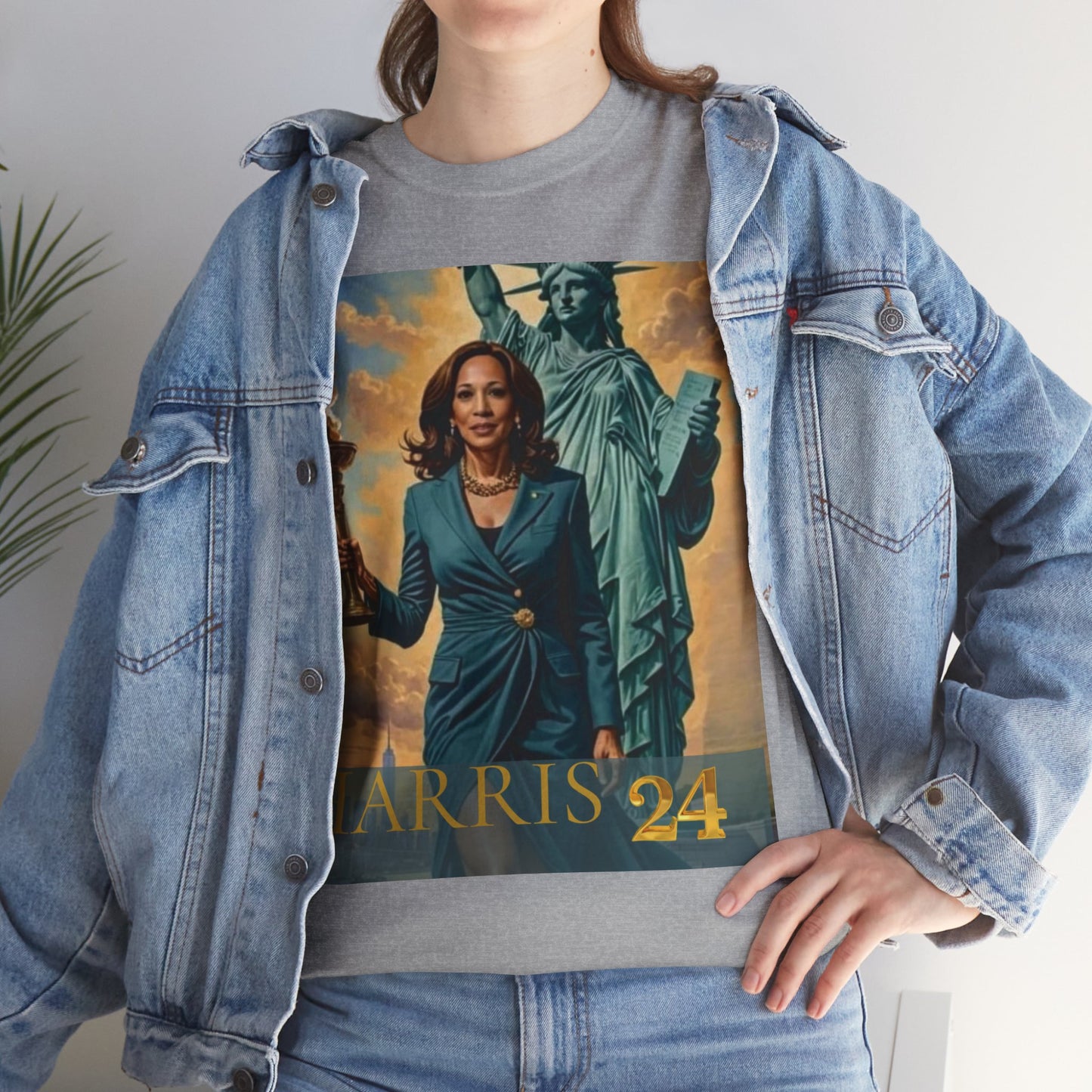 Kamala Harris Statue of Liberty T-Shirt - "How Hard Could It Be? Boys Do It.