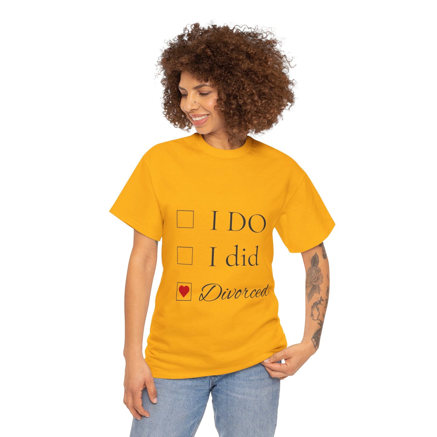 Title: "I Do. I Did. I'm Divorced." T-Shirt - Embrace Your Independence!