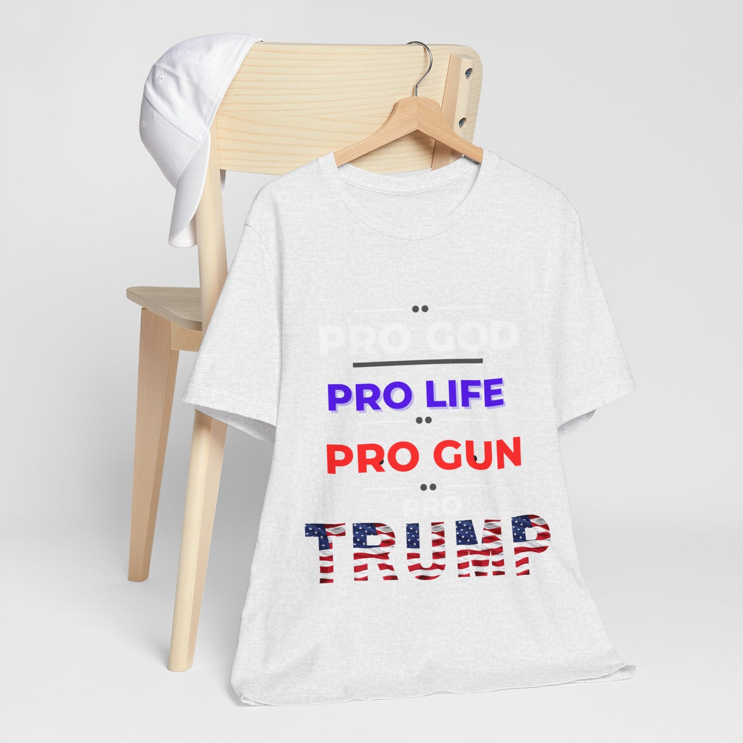Pro God, Pro Gun, Pro Trump Shirt. Unisex Jersey Short Sleeve Tee