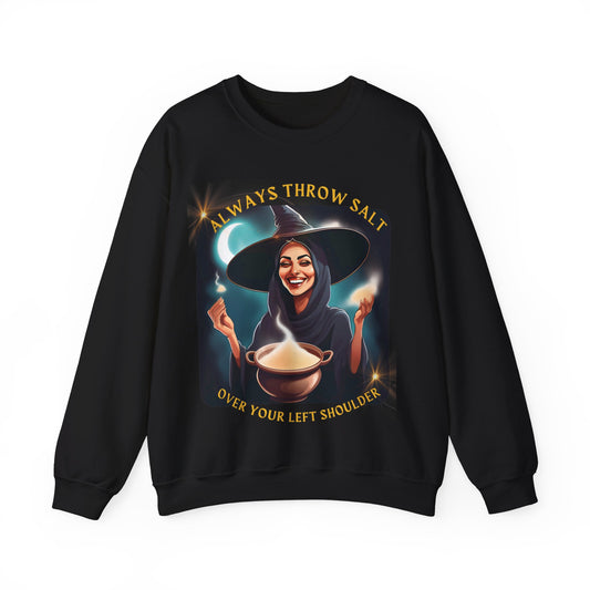 Witchy Halloween Shirt - "Always Throw Salt Over Your Shoulder" from Practical Magic