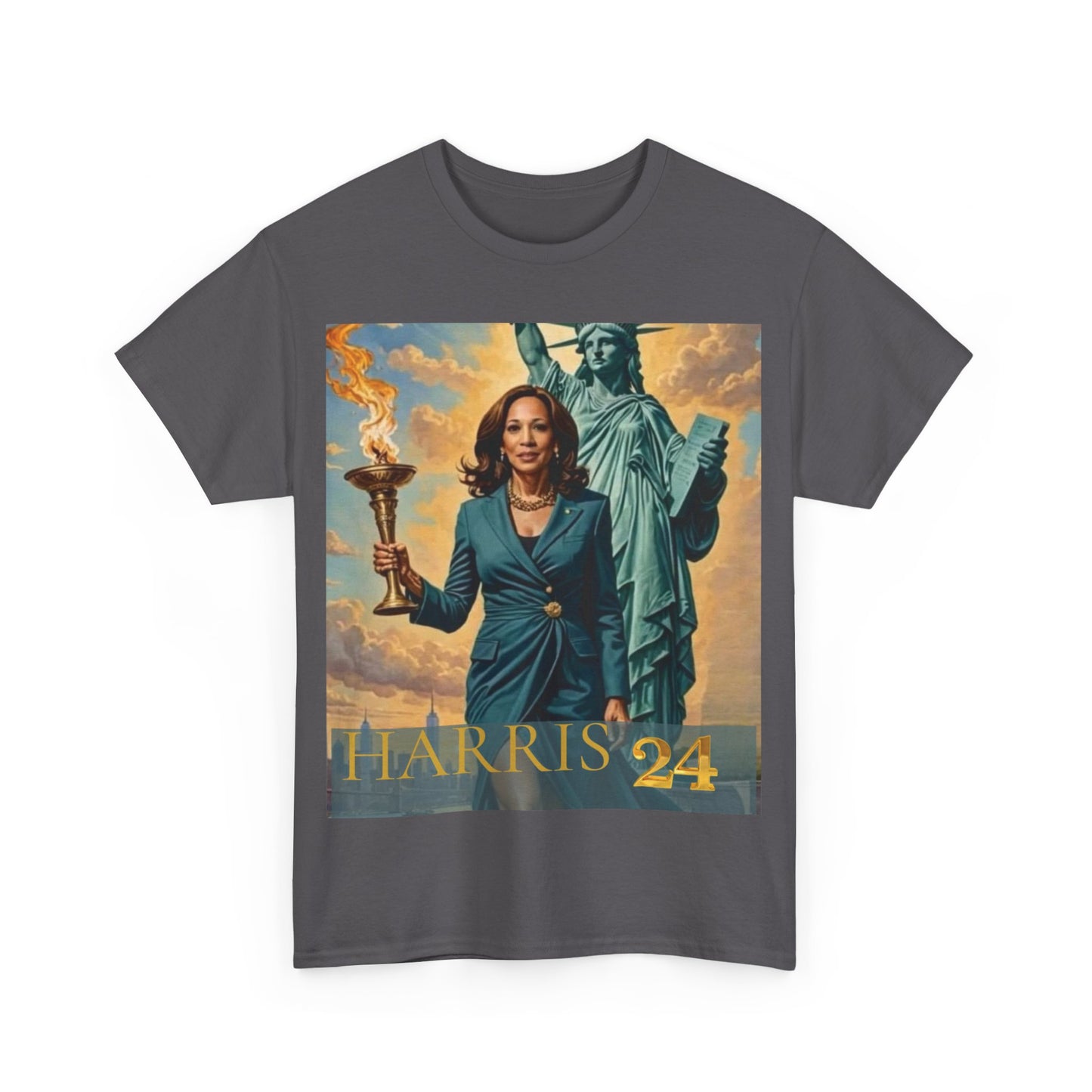 Kamala Harris Statue of Liberty T-Shirt - "How Hard Could It Be? Boys Do It.