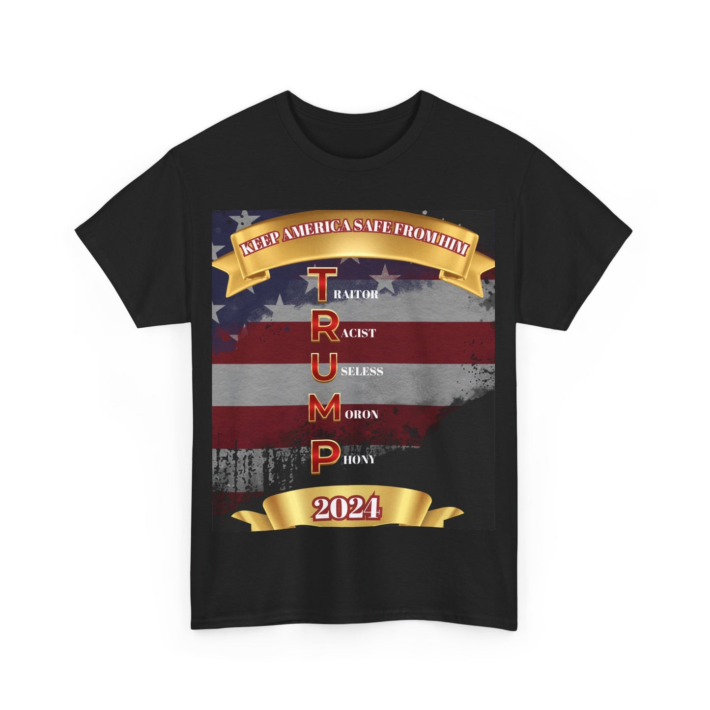KEEP AMERICA SAFE FROM HIM Unisex Heavy Cotton Tee