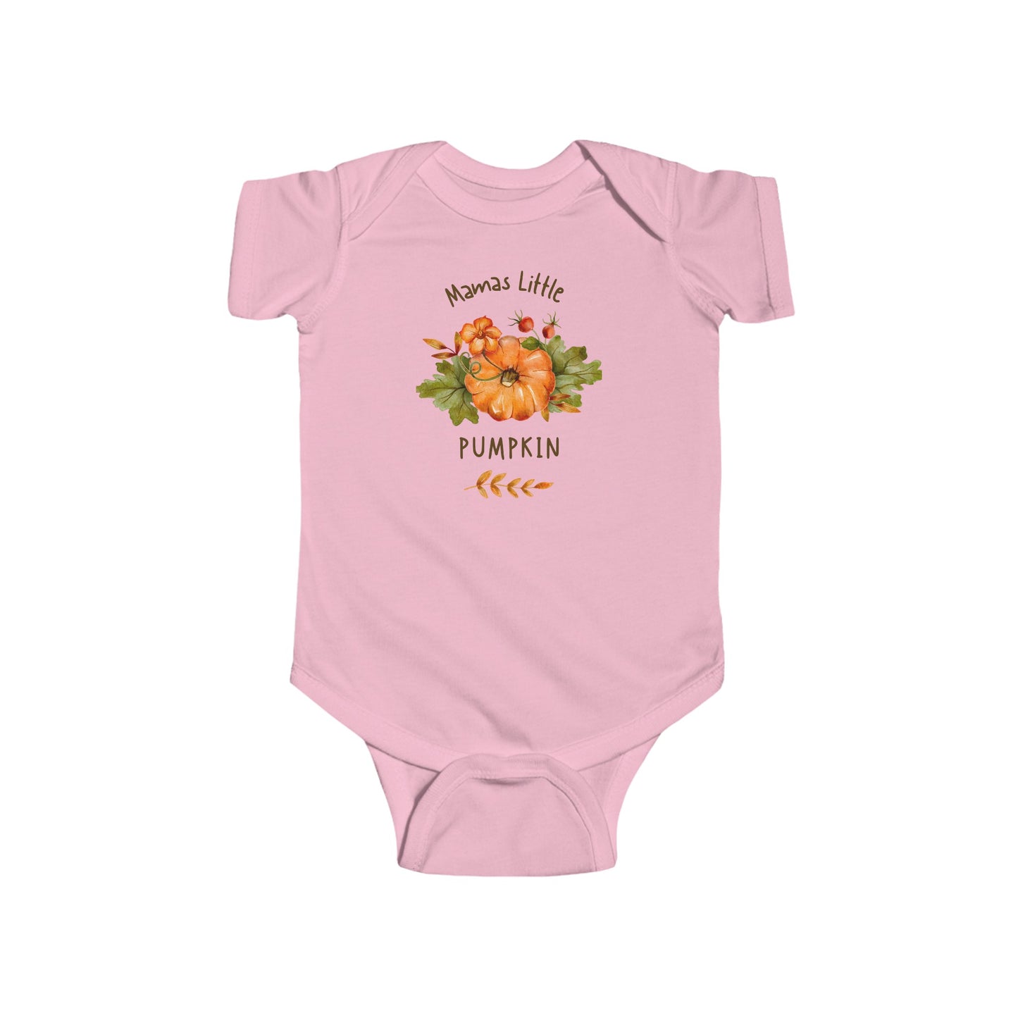 Mama's Little Pumpkin Baby Shirt. Infant Fine Jersey Bodysuit