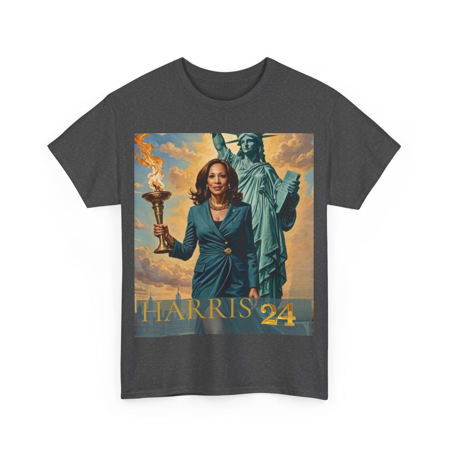 Kamala Harris Statue of Liberty T-Shirt - "How Hard Could It Be? Boys Do It.