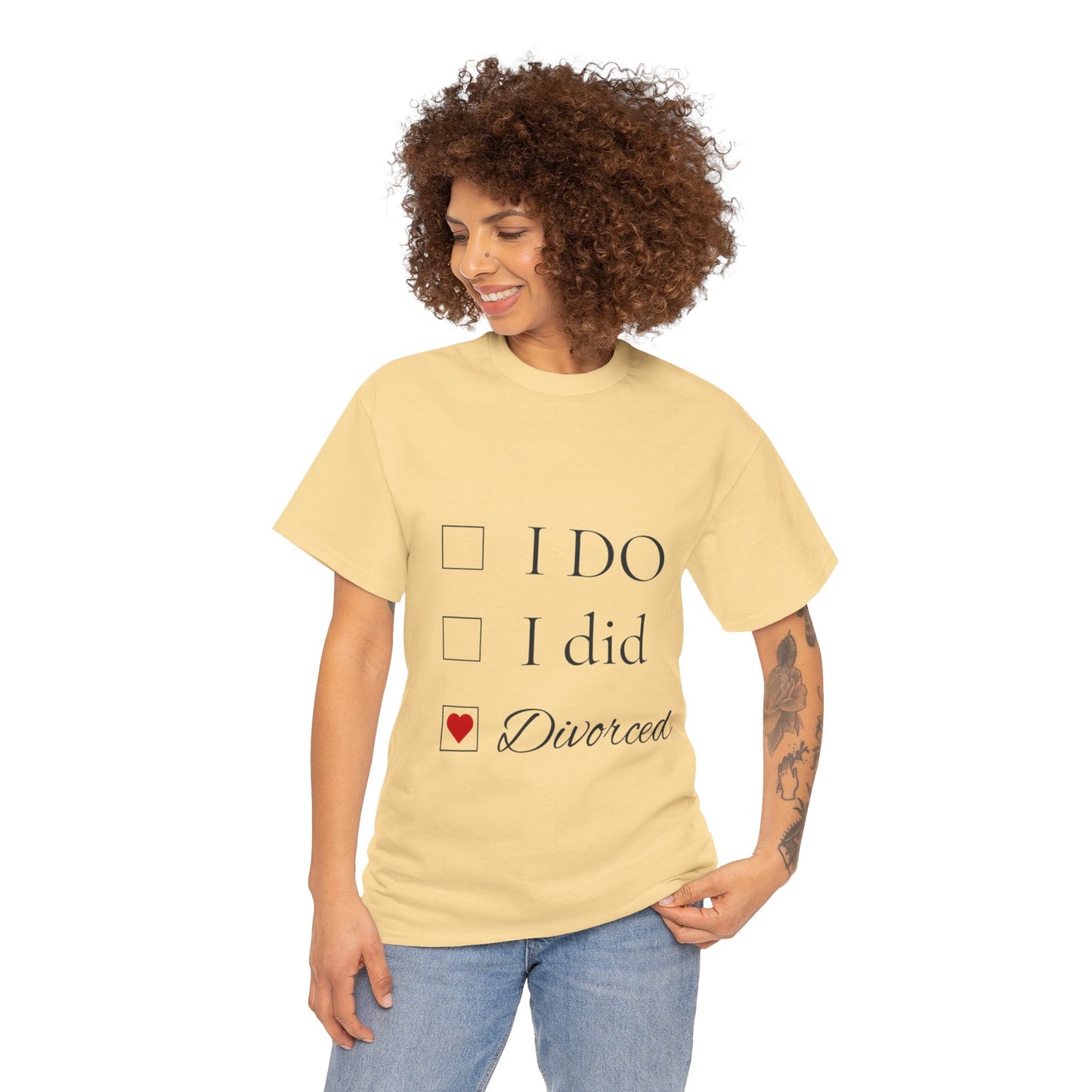 Title: "I Do. I Did. I'm Divorced." T-Shirt - Embrace Your Independence!