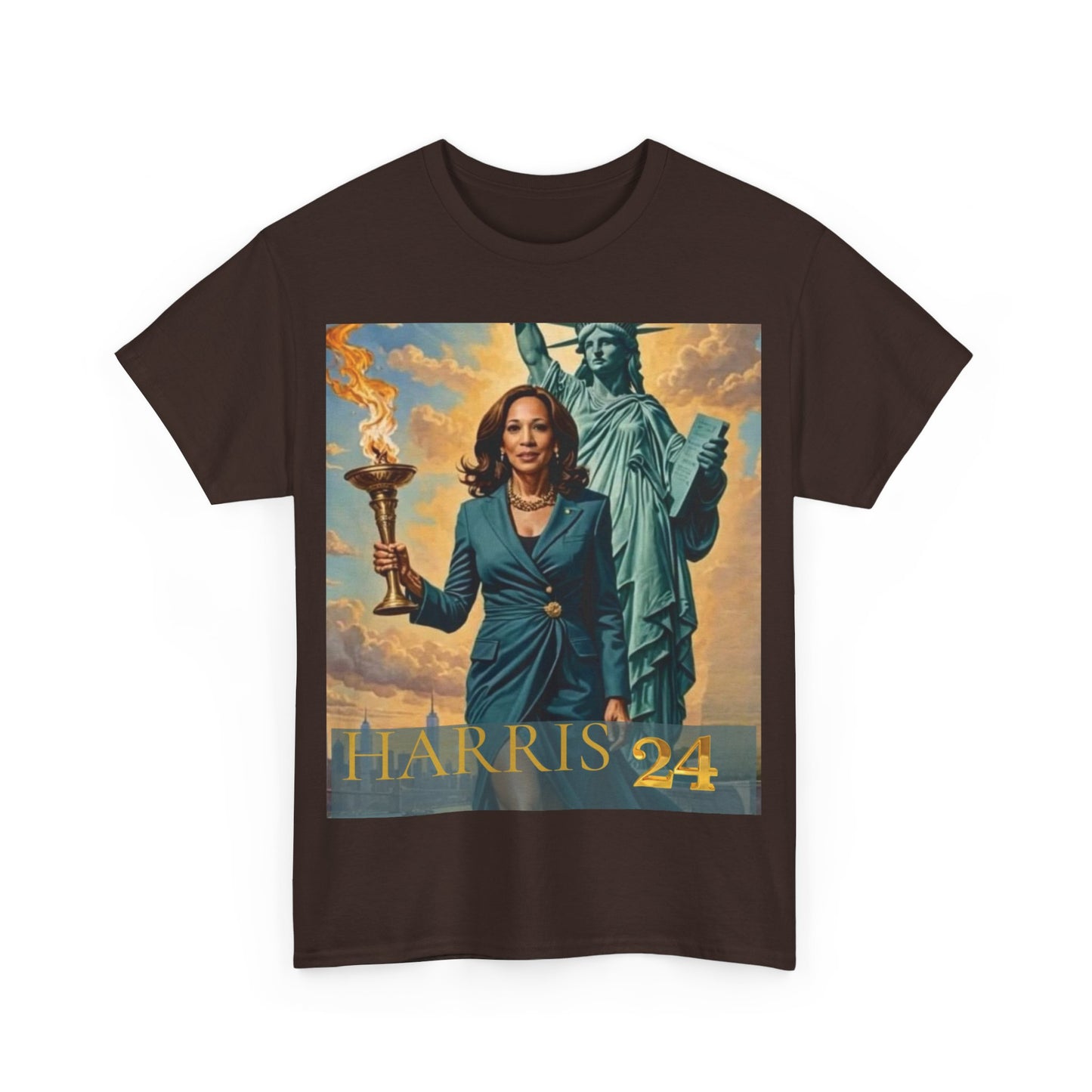 Kamala Harris Statue of Liberty T-Shirt - "How Hard Could It Be? Boys Do It.