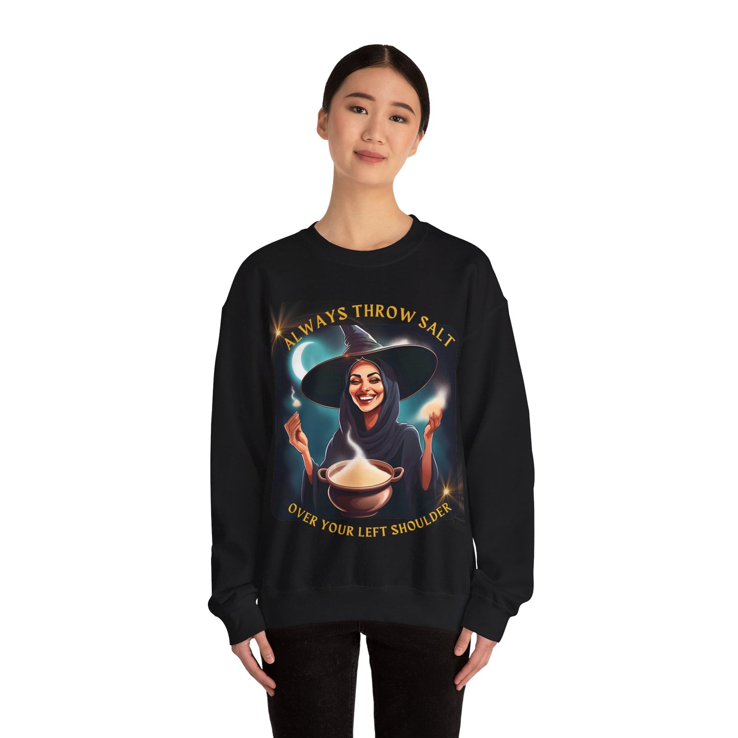 Witchy Halloween Shirt - "Always Throw Salt Over Your Shoulder" from Practical Magic