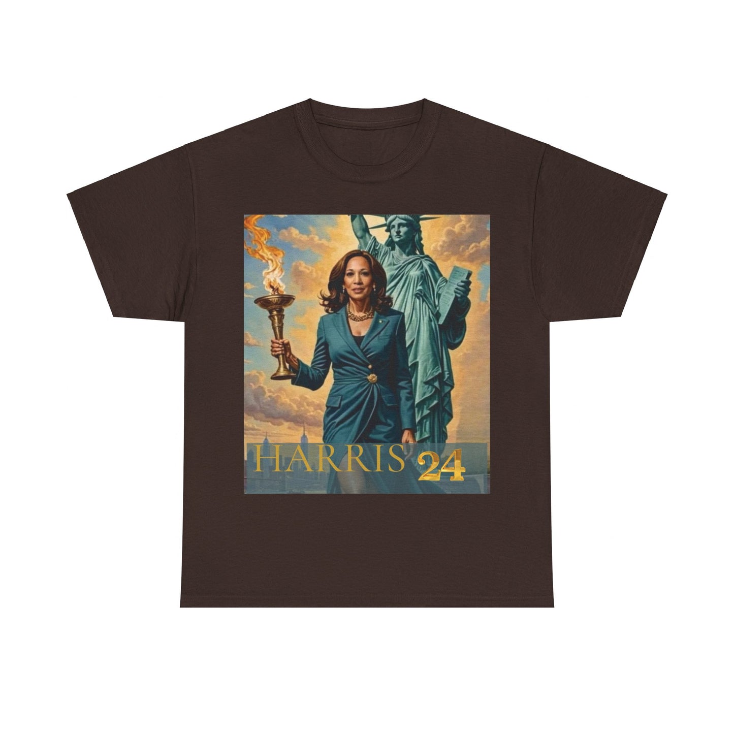 Kamala Harris Statue of Liberty T-Shirt - "How Hard Could It Be? Boys Do It.